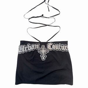 Urban Couture Tie Around Mini Skirt